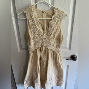 Cream Lace dress